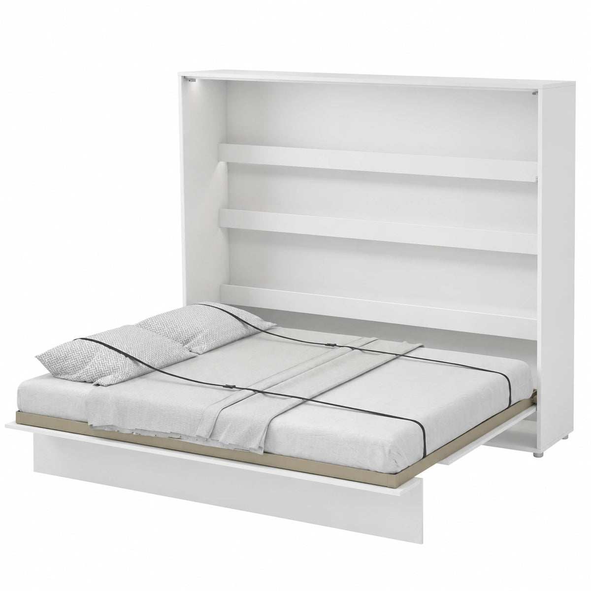 Schrankbett – 160 × 200 cm, mit Lattenrost