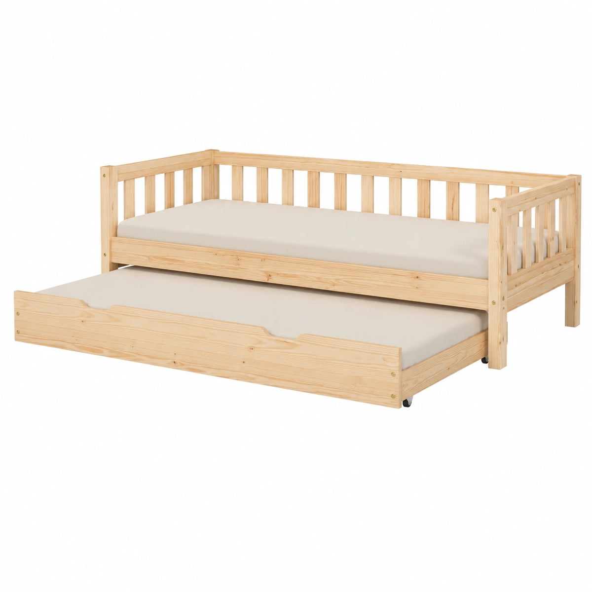 Kinderbett – 90 × 190 cm, mit Schubladen, mit Schlaffunktion