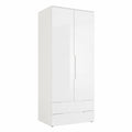 Kleiderschrank – 84 × 208 × 57 cm, mit Stauraum