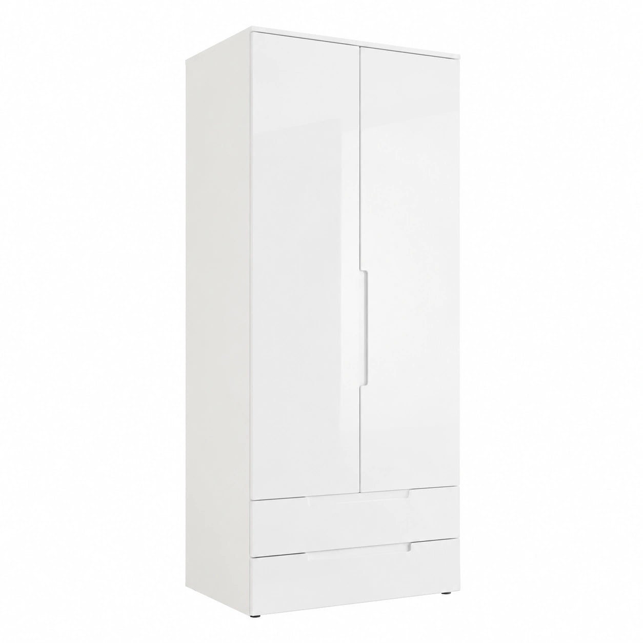Kleiderschrank – 84 × 208 × 57 cm, mit Stauraum