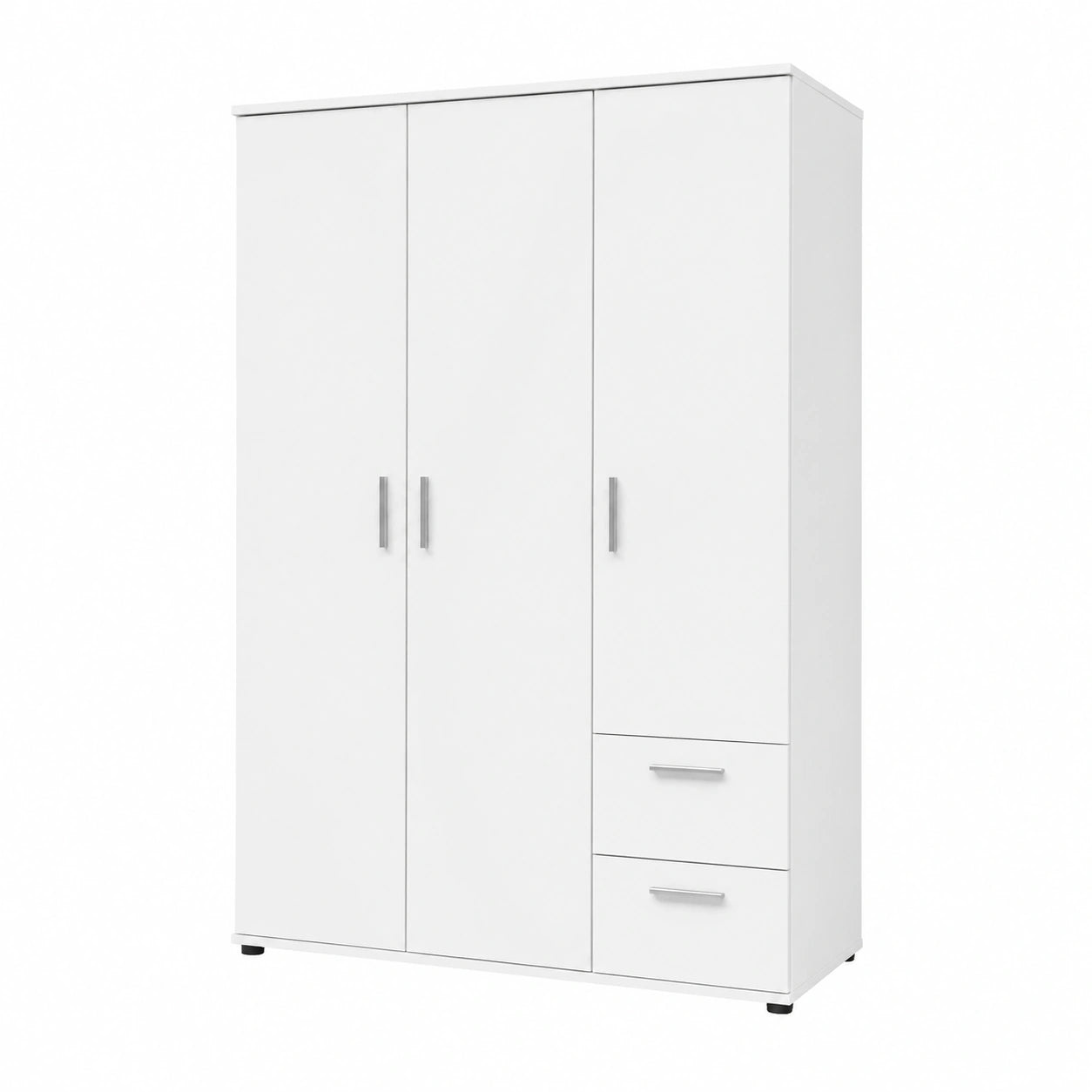 Kleiderschrank – 115 × 191 × 55 cm, mit Stauraum, mit mehreren Türen, für Jugendzimmer