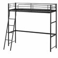 Hochbett – 90 × 200 cm, Schwarz